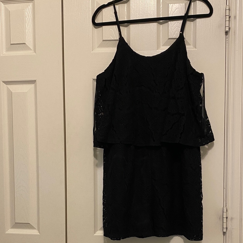 Elegant Black Lace Dress